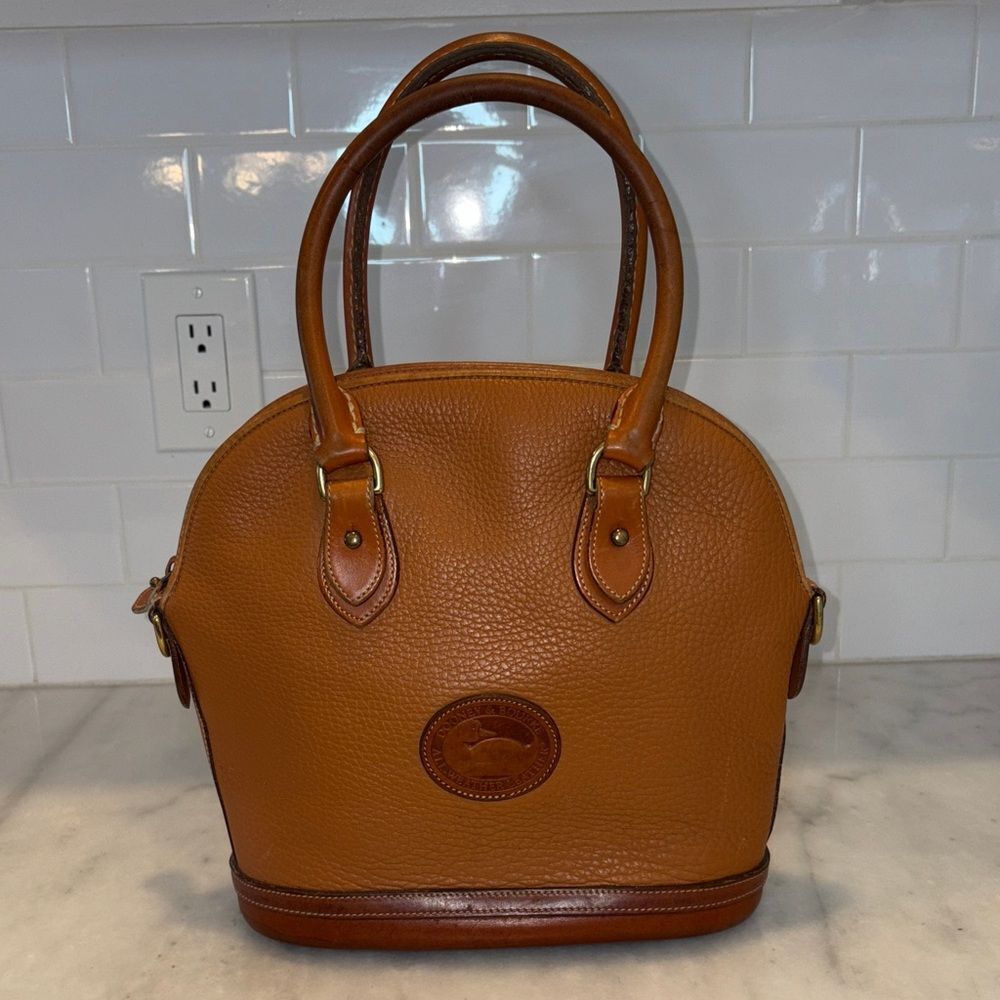 Dooney & Bourke Bag Purse Handbag Pebbled Leather Norfolk Satchel Tote Bag